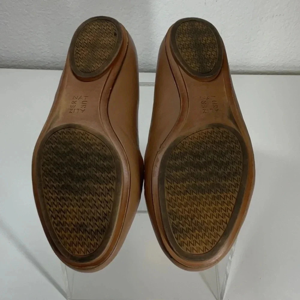 Naturalizer Maxwell Ballet Flat English Tea Leather 10 WIDE - Picture 12 of 12